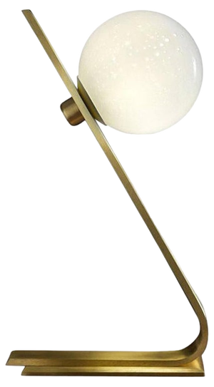 Daphne Brass Italian Table Lamp by Esperia