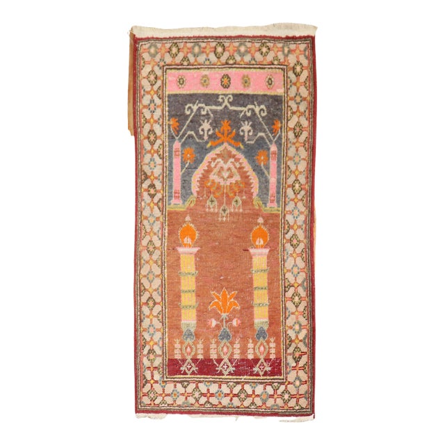 Early 20th Century Khotan Prayer Rug - 2'1" x 4'1" For Sale