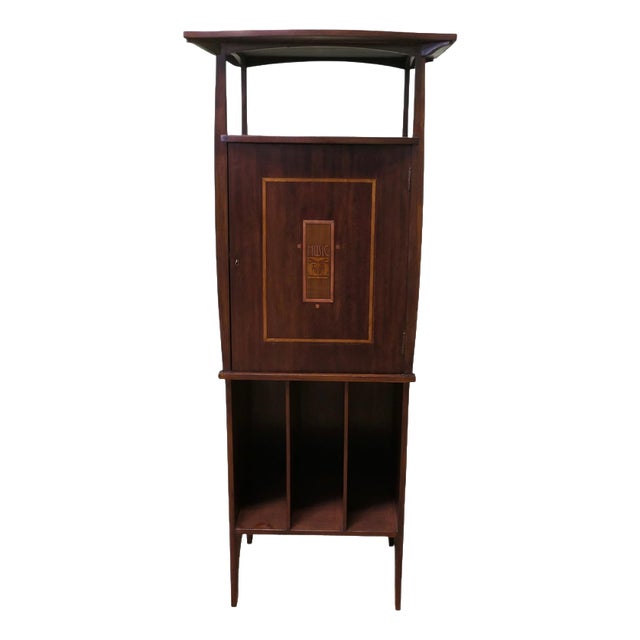Scottish Arts and Crafts Music Cabinet by Harvey Ellis, 1900 For Sale