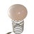 Space Age Design Table Lamp in Opaline Glass Mounted on a Spiral Base by Ingo Maurer for Honsel For Sale - Image 3 of 9