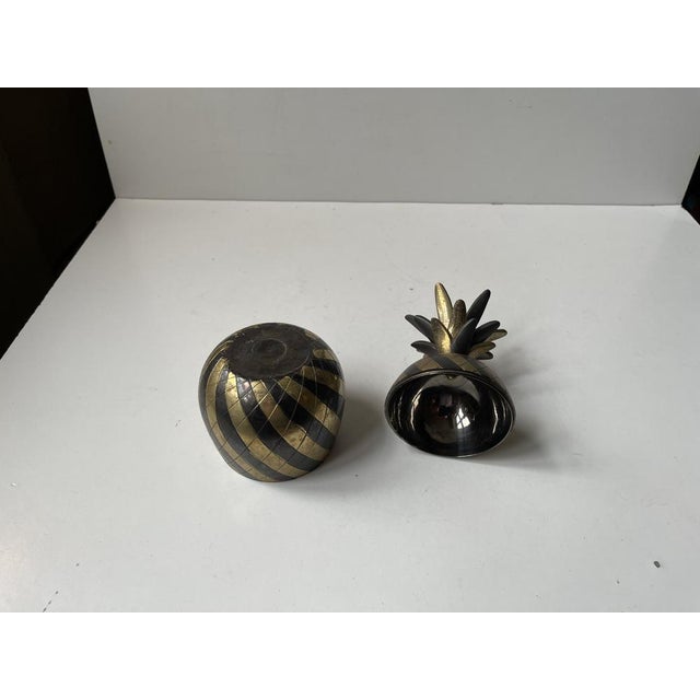 1970s Vintage Hollywood Regency Brass Pineapple Trinket, 1970s For Sale - Image 5 of 8