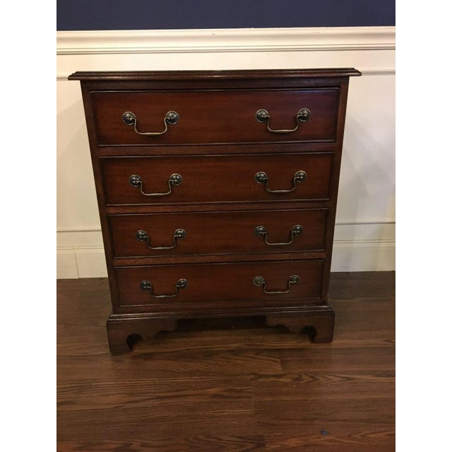 Mahogany Nightstand by Leighton Hall For Sale - Image 4 of 8