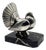 Art Deco Sculpture of a Pigeon and Peacock by Perrina, 1930 For Sale