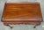 Vintage Virginia Galleries by Henkel Harris Queen Anne Style Mahogany Silver Table For Sale - Image 10 of 12