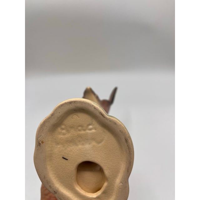 1940s Authentic California Pottery by Brad Keeler Flamingo Figurine For Sale - Image 5 of 6