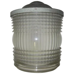 Jean Perzel Original French Art Deco Period Glass and Metal Sconce, 1935