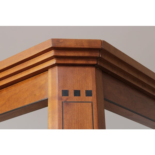 Wood Stickley Cherry 21st Century King Size Canopy Bed For Sale - Image 7 of 18