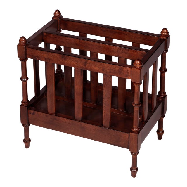 Holden Magazine Basket, Medium Brown For Sale