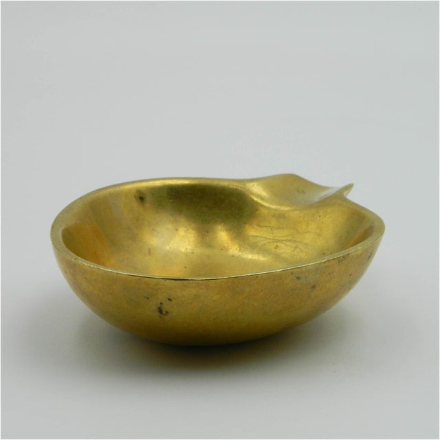 Vintage Brass Ashtray by Carl Auböck for Werkstätte Carl Auböck For Sale - Image 6 of 11