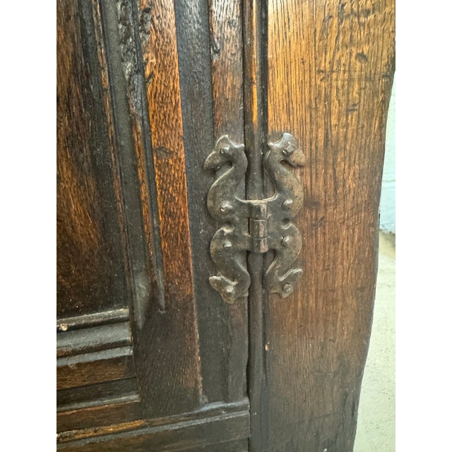 Late 19th Century Jacobean Style Carved Cupboard For Sale In Philadelphia - Image 6 of 10