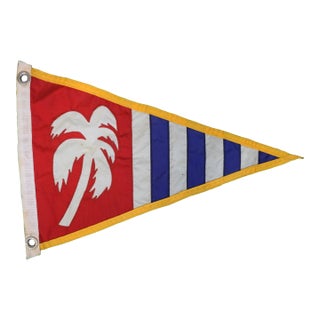 Palm Beach Sail and Squadron Yacht Club Burgee For Sale