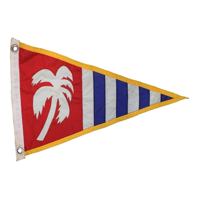 Palm Beach Sail and Squadron Yacht Club Burgee For Sale