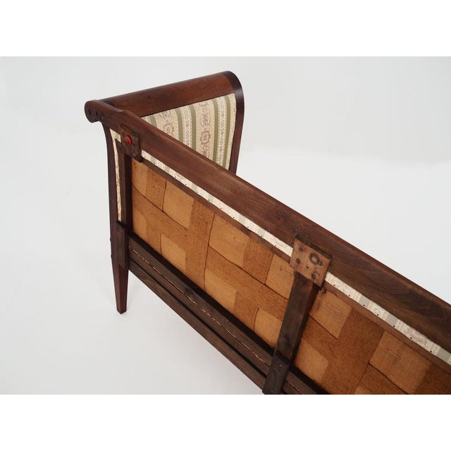 Empire French Mahogany Sofa, 1940s For Sale - Image 9 of 16