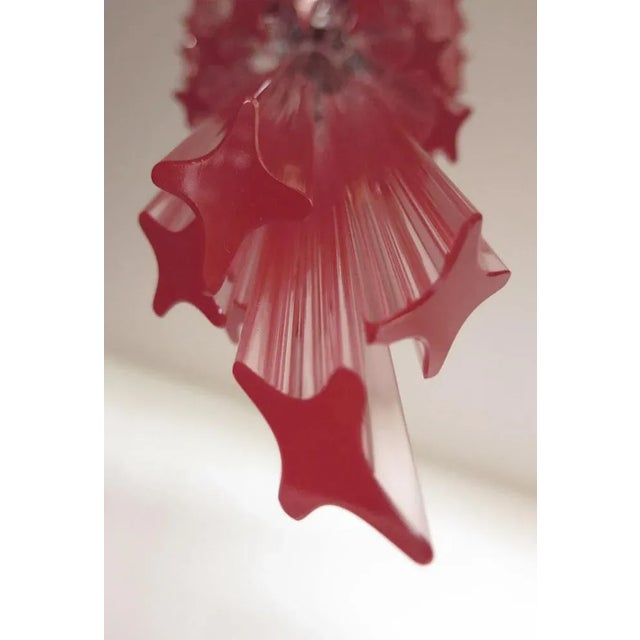 Pink Murano Glass Chandeliers, Set of 2 For Sale - Image 8 of 12