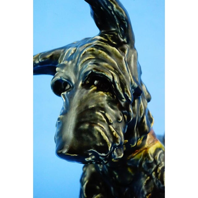 20th Century Ceramic Scottish Terrier Scottie Dog Sculpture by Ida Meisinger for Goldscheider For Sale - Image 17 of 18