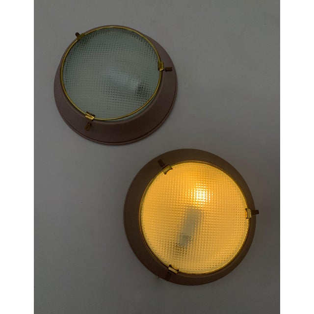 1950s Ceiling Lights from Fontana Arte, 1950, Set of 2 For Sale - Image 5 of 6
