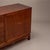 Brown Ash Wood Sideboard Buffet With Gold Hardware by American of Martinsville For Sale - Image 8 of 10