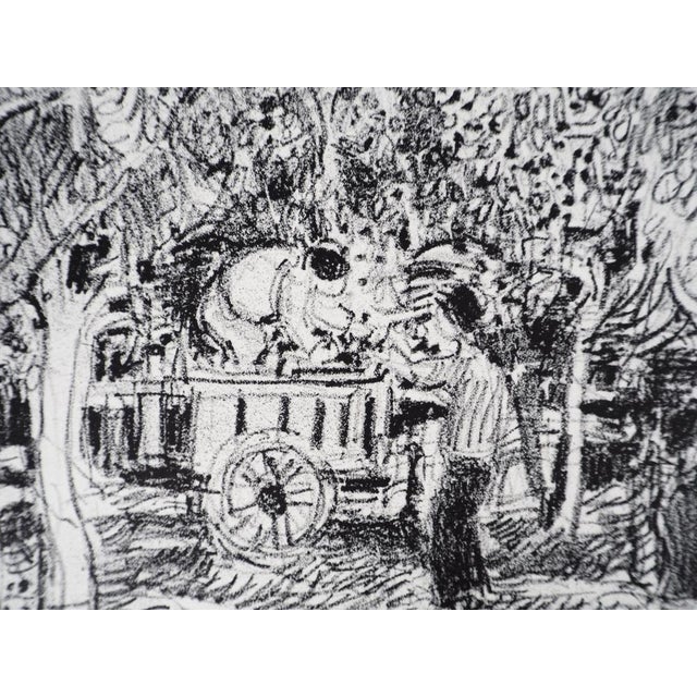 André Cottavoz, Summer Picking in Vallauris, 1976, Original Lithograph For Sale - Image 6 of 10