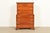 L. & J. G. Stickley Georgian Solid Cherry Wood Eight-Drawer Highboy Dresser, 1957 For Sale - Image 15 of 15