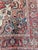 Antique Persian Heriz Carpet Handmade Wool Oriental Rug, Light, Pink, Light Blue For Sale - Image 13 of 18