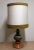 Textile Vintage German Table Lamp with Ceramic Foot, 1970s For Sale - Image 7 of 7