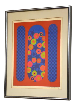 1970s Original Signed Montgomery Lithograph