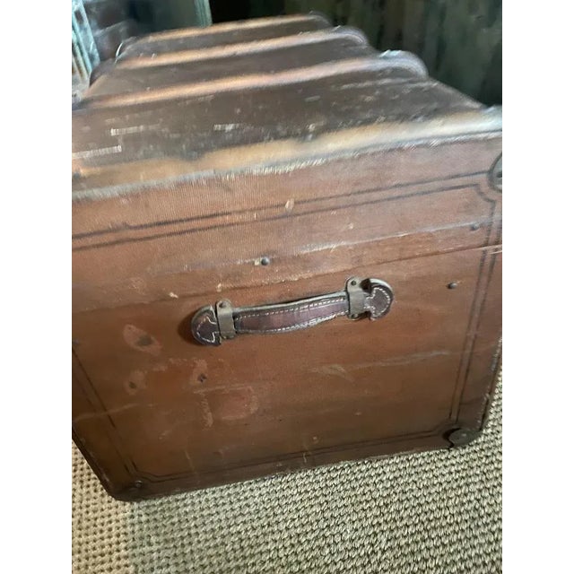 Vintage Transport Trunk, 1940s For Sale - Image 6 of 11