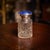 Early 20th century english solid silver mounted guilloché enamel lid in a rich blue tone. The domed silver top features a...