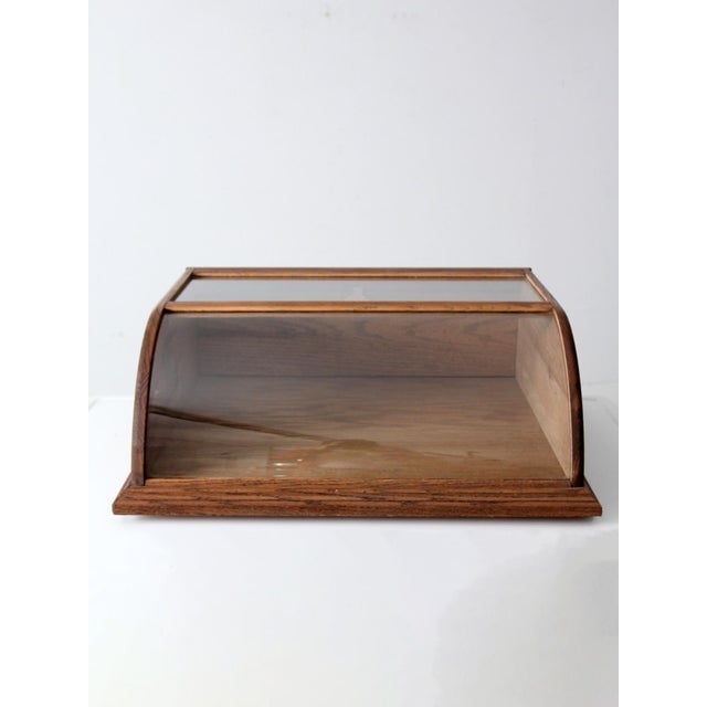 Vintage European Glass Display Case For Sale - Image 6 of 14