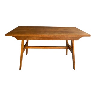 Reconstruction Style Dining Table, Rene Gabriel, France, 1940-50 For Sale