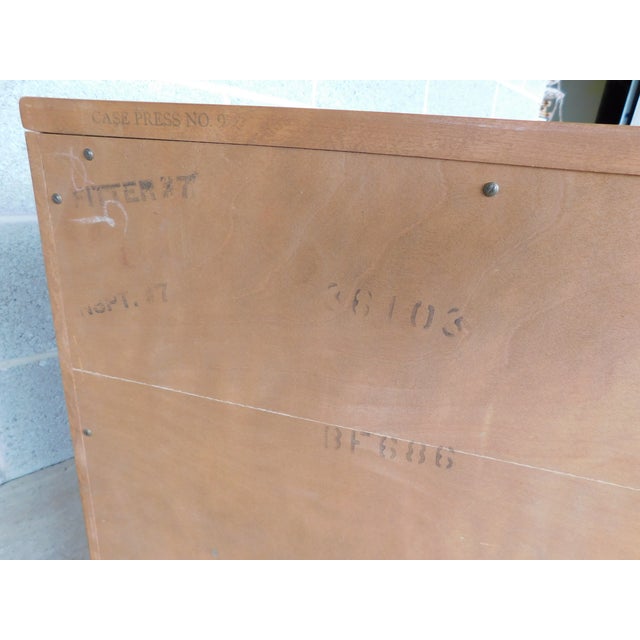 Ethan Allen Baumritter CRP 2 Drawer Cedar Chest Blanket Chest 40"w For Sale - Image 16 of 17