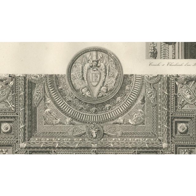 Louis-Pierre Baltard, Louvre Architectural Studies, 1803, Paper, Set of 2 For Sale - Image 12 of 16