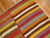 20th century tribal striped geometric wide gallery size runner. Fun and Chic! Measures: 5'5" x 11'8".