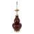 Single Ralph Lauren Extra Large Oxblood Red Ceramic Lamp With Brass Fittings. For Sale