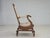 Danish Highback Rocking Chair in Handwoven Wool and Ash, 1930s For Sale - Image 12 of 18