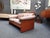 Danish Teak and Leather Sofa by Mikael Laursen, 1970s For Sale - Image 4 of 12