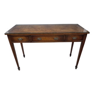 Vintage Mahogany Writing Desk from Bevan Funnell Ltd., 1980s For Sale