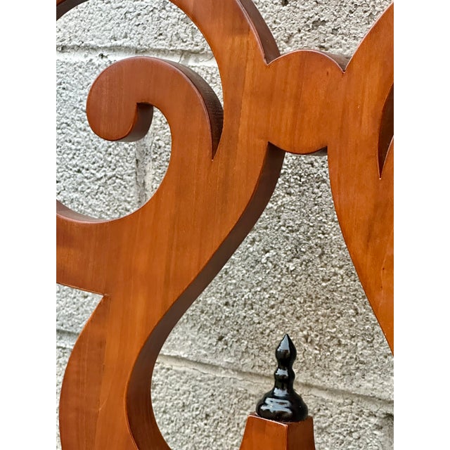 Brown Pair of Vintage Biedermeier Style Walnut Chairs, Italy Circa 1950. For Sale - Image 8 of 11