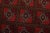 Baloch Rug 3’5” X 6’3” Red Wool Vintage Tribal Hand-Knotted Oriental Carpet For Sale - Image 4 of 12
