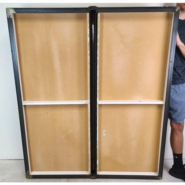 Scott Hile Huge Mid Century Modern Abstract Painting Sculpture For Sale - Image 12 of 13