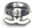 Early 21st Century Chanel Off White Pop up Enamel Gunmetal CC Ring For Sale - Image 5 of 6