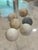 19th Century Collection of Six Petite Scale Antique Marble River Balls / Stone Spheres For Sale - Image 5 of 10