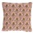 Schumacher Blair Silk Épinglé 20" Pillow In Wythe Rose For Sale