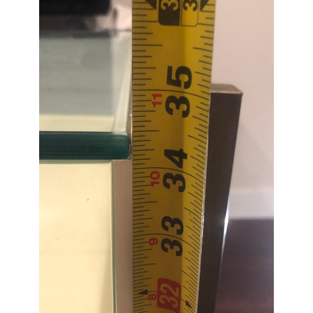 Mid 20th Century Vintage Contemporary Brass & Glass Jewel Showcase For Sale - Image 5 of 9