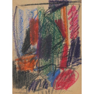 Gary Lee Shaffer Abstract Expressionist Study in Pastel, 1958 1958 For Sale
