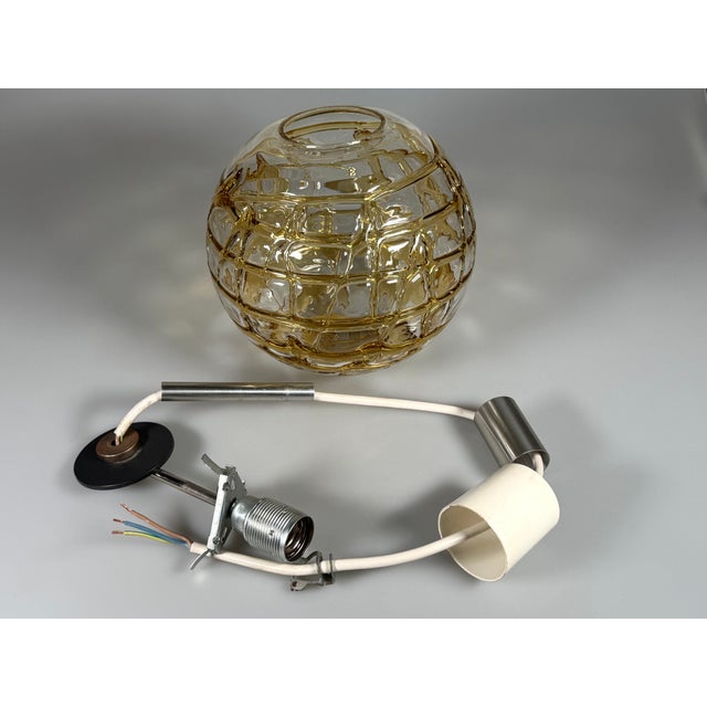 Globe Pendant Lamp by Doria Leuchten, Germany, 1960s For Sale - Image 10 of 14