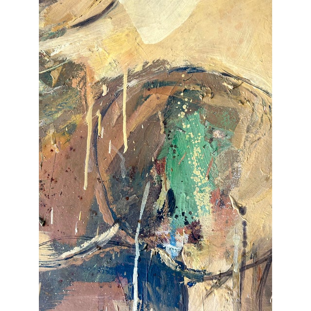 Mid-Century West Coast Abstract Expressionist Painting by Selma Moskowitz (1928–2018) For Sale - Image 11 of 17