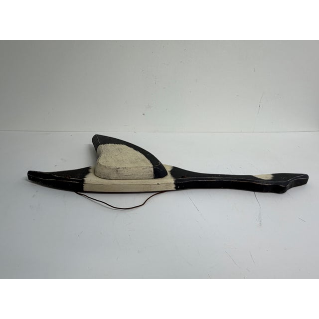 Folk Art Flying Goose Wall Sculpture For Sale - Image 9 of 9