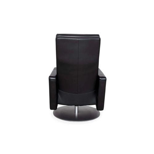 Black Leather Ego Armchair with Manual Function from Rolf Benz For Sale - Image 12 of 15