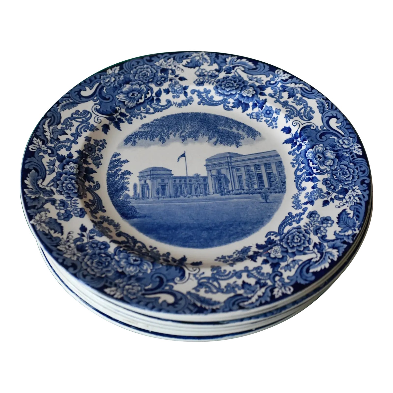 1930s Wedgwood Mit Massachusetts Institute of Technology Dinner Plates ...